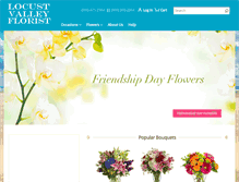 Tablet Screenshot of locustvalleyflorist.net